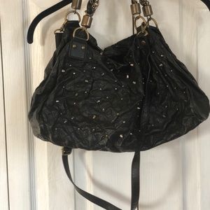 Rachel Roy black studded hobo /bag. Rockstar bag